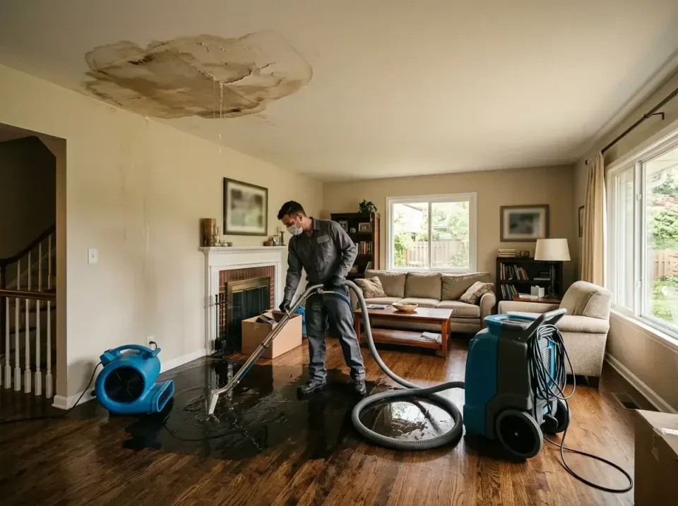 attic-pipe-burst-ceiling-drip-008 — frequently asked questions, Water Damage Restoration & Carpet Care in Wilberforce, OH